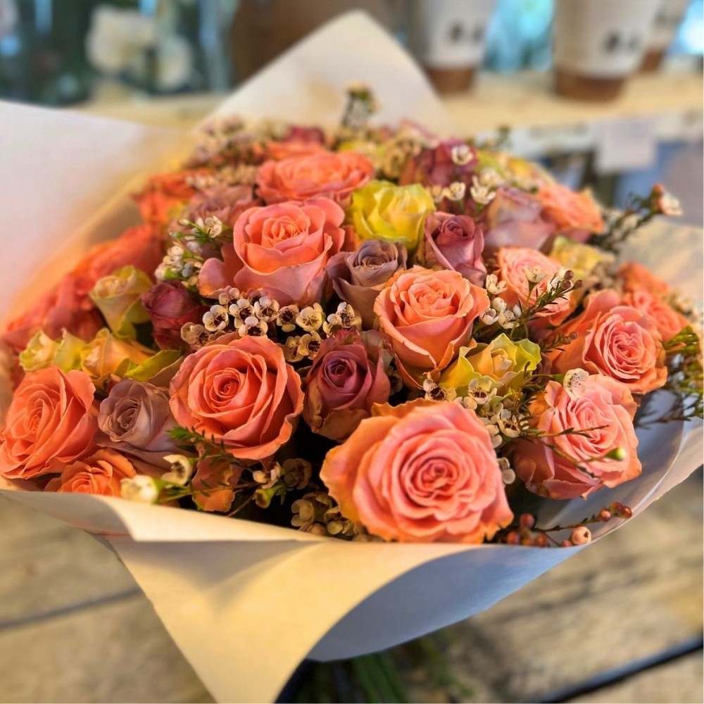 Rose Garden - gorgeous selection of roses & complementing foliage